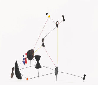 Alexander Calder, Constellation, 1943, wood, wire and paint, 33" × 36" × 14" (83.8 cm × 91.4 cm × 35.6 cm), © 2019 Calder Foundation / Artists Rights Society (ARS), New York