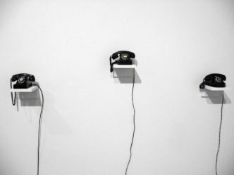 Janet Cardiff & George Bures Miller, Dreams - Telephone Series, 2008-10, © 2023 courtesy the artists, Luhring Augustine, New York, Gallery Koyanagi, Tokyo and Fraenkel Gallery, San Francisco, photo: Lamay Photo