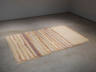 Eva Hesse, Augment, 1968, Latex, canvas, Installation variable, 17 units, 198.1 x 101.6 cm / 78 x 40 in each, Glenstone Museum, Potomac, Maryland, © The Estate of Eva Hesse, Photo: Genevive Hanson