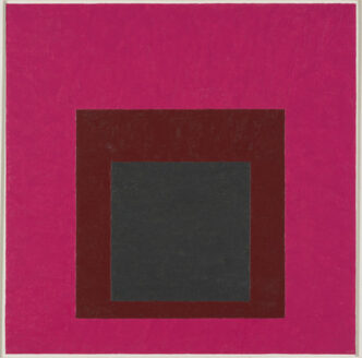 Josef Albers, Homage to the Square: Guarded, 1952, Oil on Masonite, © The Josef and Anni Albers Foundation