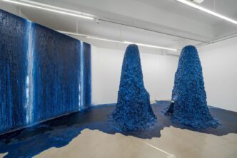 Doki Kim, To Night, From Night, 2024, paraffin wax, dye, plaster, installation dimensions variable, © Doki Kim, Courtesy the artist and Gallery Baton